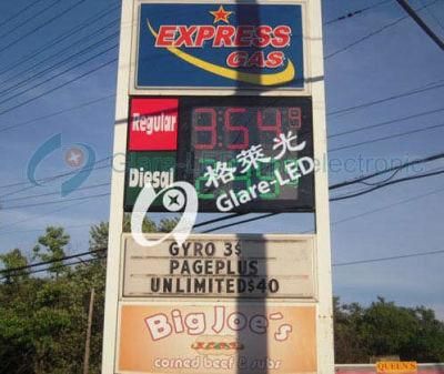 All Color Saudi Arab Oil Station Custom Gas Price Sign Price LED Price Changer Board