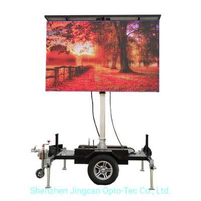 Full Color Mobile Truck/Trailer/Car Outdoor Advertising P6mm LED Display Screen