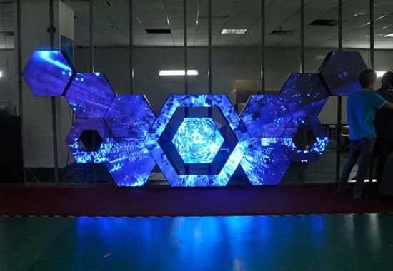 Honeycomb DJ Booth P5 Indoor LED Display Screen for Nightclub