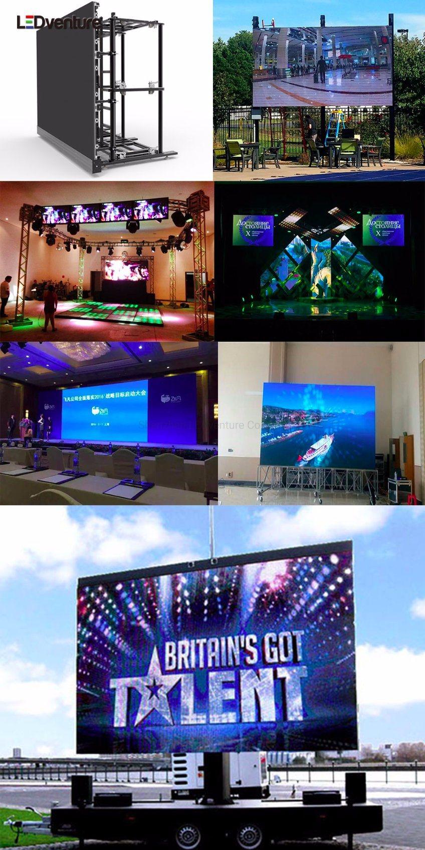 Indoor P4.8 Advertising Digital Board Display Rental LED Video Wall