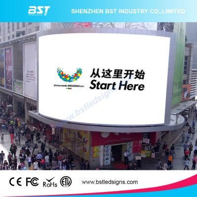 Bst P6 Outdoor Advertising LED Display Full Color Waterproof