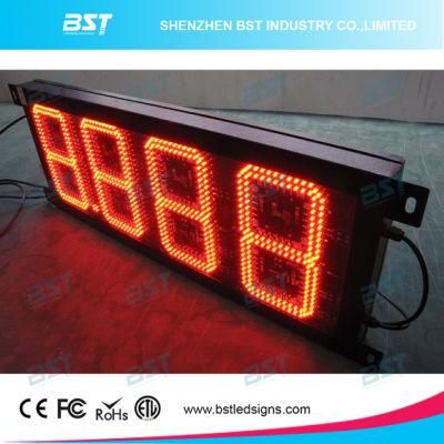 Red Outdoor LED Gas Price Changer Sign