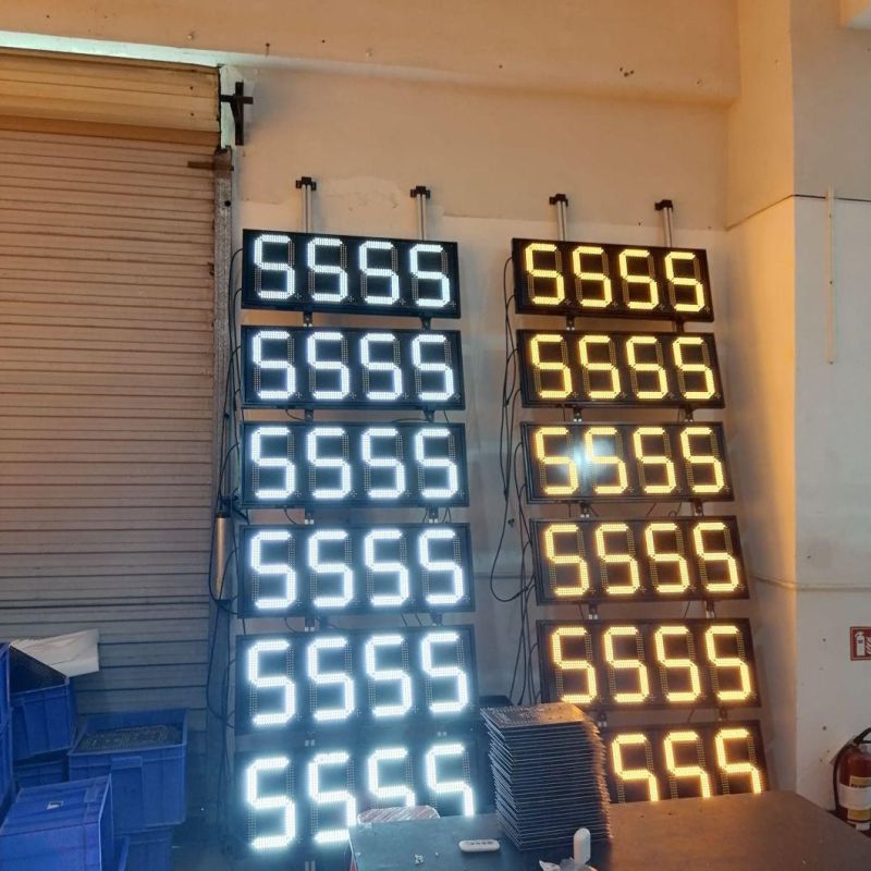 Outdoor LED Gas Price Digital Sign LED Gas Station Price Display