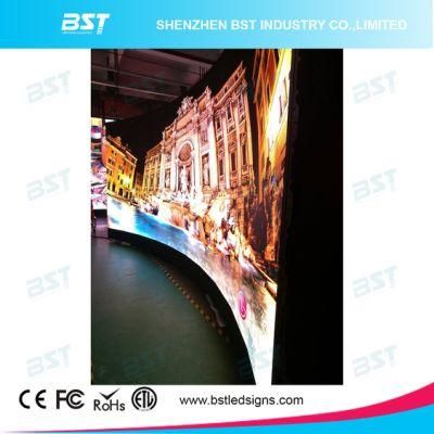 Indoor 4K HD Curved LED Display Screen for P1.6mm