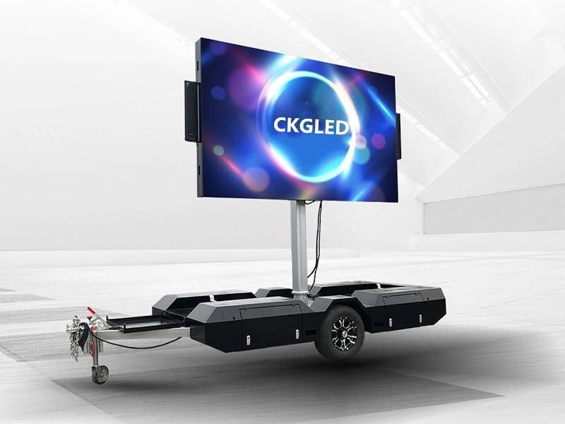 Outdoor Full Color Move Advertising LED Display Trailer