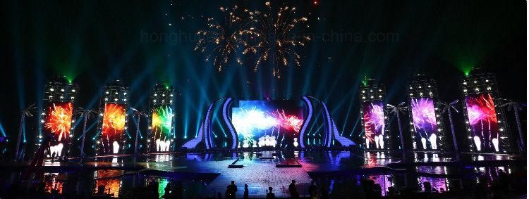 Outdoor 500mmx500mm 500mmx1000mm P4.81 Stage Curved Rental LED Display Panel