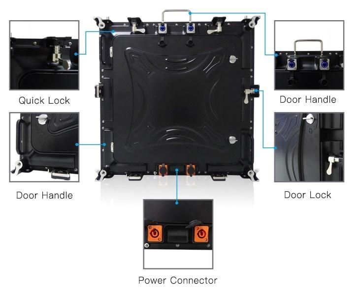 P4.81 Outdoor Rental Stage Performance LED Display Screens Panel