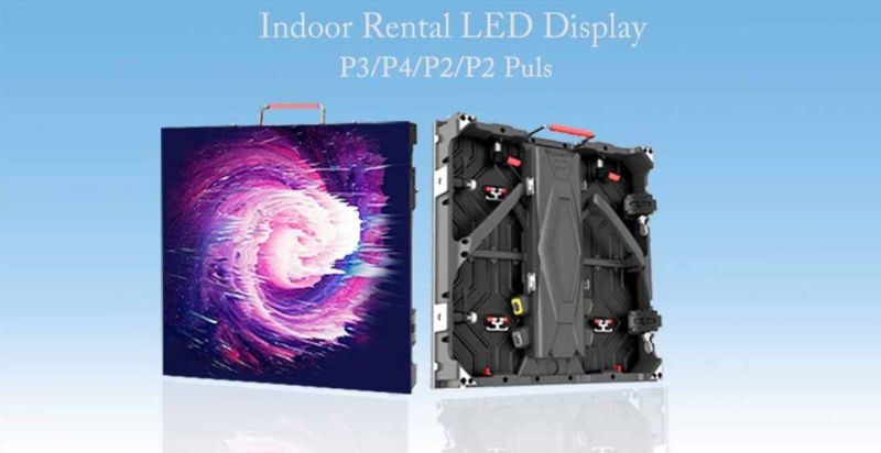 Indoor High Refresh Rate 3840Hz Light Weight Flat and Curve Magnet Front Service 500mm*1000mm Cabinet Size P2.604/P2.976/P3.91/P4.81 LED Display Board