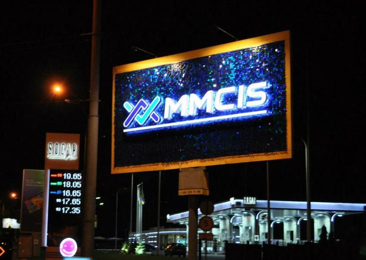 Big Advertising P6 Outdoor Billboard LED Display Waterproof Board