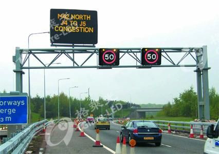 Size: 1.4m X 1.4m Highway Speed Limit Sign Traffic Car Speed Limit LED Display Board