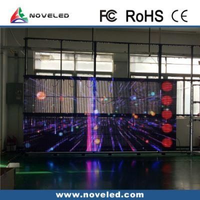 P3.91 Outdoor Transparent Full Color LED Display for The Advertisement in The Window Shopping