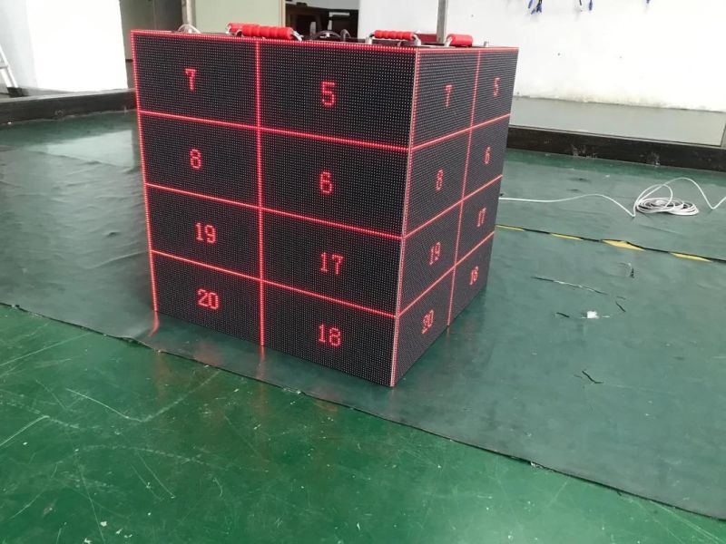 New Design Full Color HD P3.91 Advertising LED Cube Display
