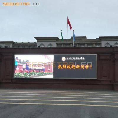 Light Weight Aluminium Cabinet Packing Outdoor Using LED Display Board with Full Color video Showing