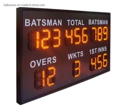 RF Wireless Control Cricket LED Scoreboard