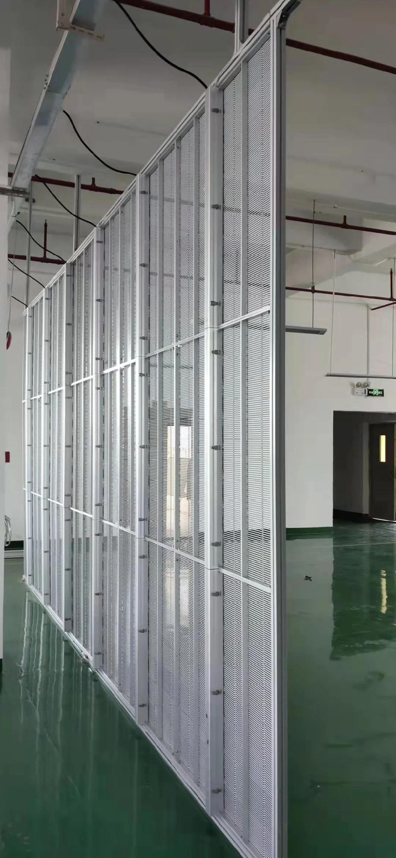 Innovative Transparent Window Outdoor LED Sign for Glass LED Wall