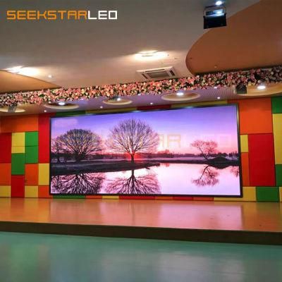 Indoor Full Color 1r1g1b LED Video Screen Wall P6 LED Display Screen