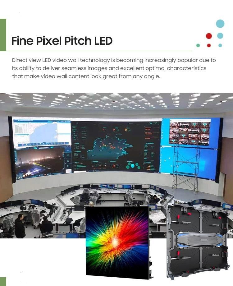 576mm*576mm Image & Text Display Fws Glass Films LED Screen