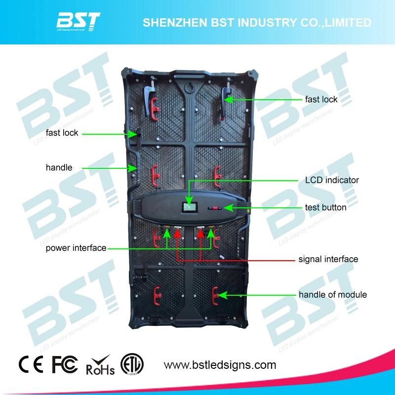 P6.25 SMD 1r1g1b Waterproof Outdoor Rental LED Video Wall Screen,