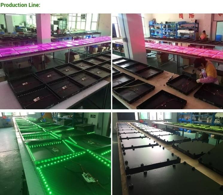 Ce RoHS DMX RGB Color 3D Infinity Mirror LED Dance Floor for Club Disco Night Club