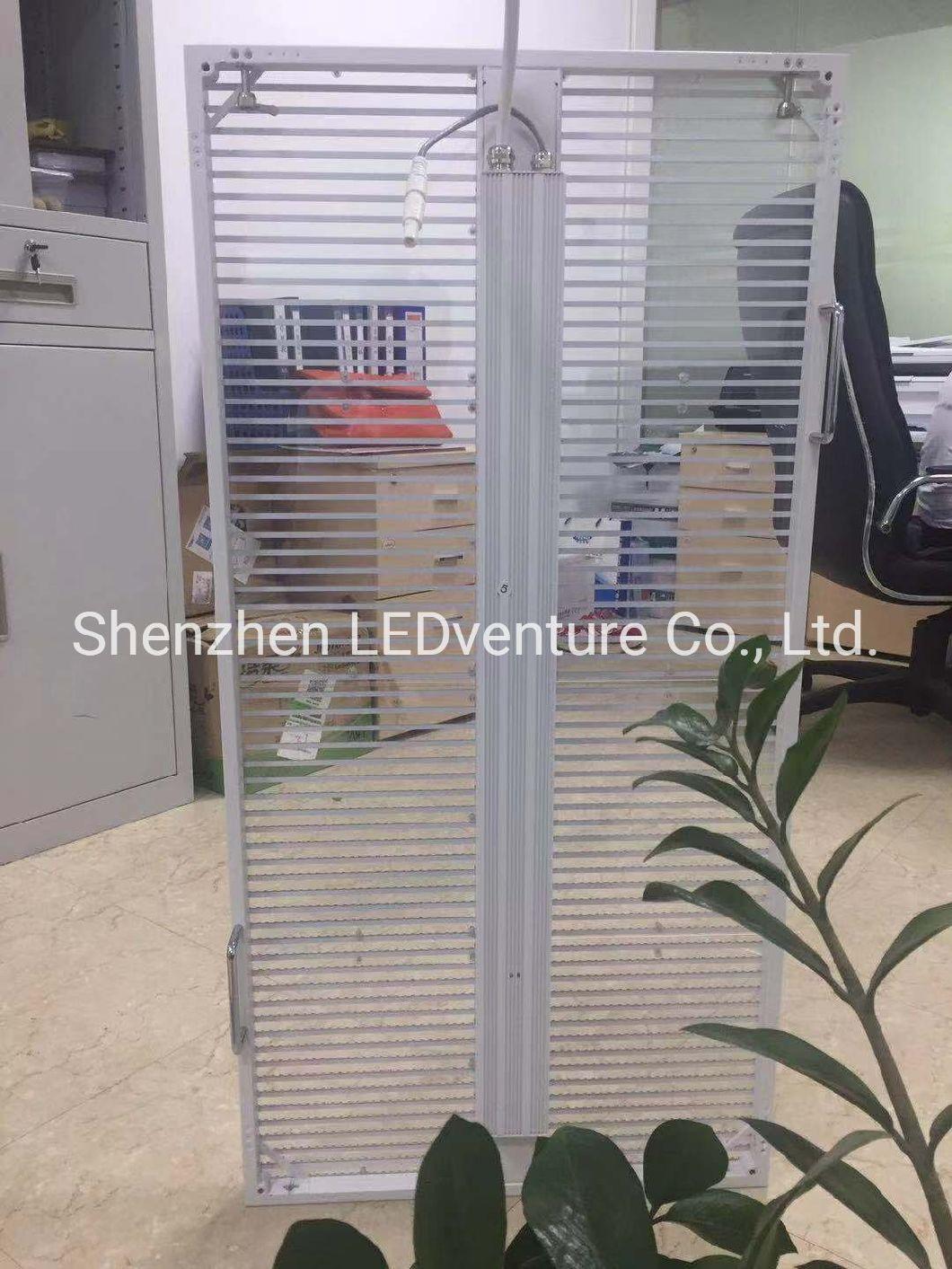 High Brightness P7.8X15.6 Indoor Advertising LED Transparent Screen for Window