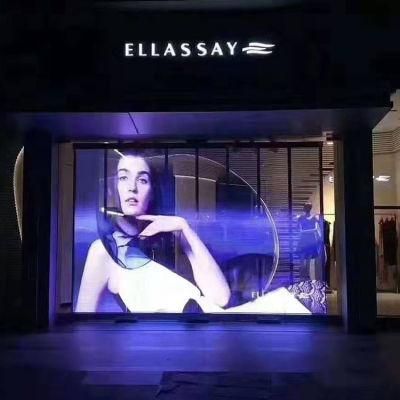 Glass Transparent LED Screen Display for Shop Window