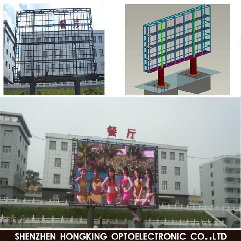 High Brightness P10 Waterproof Advertising LED Display
