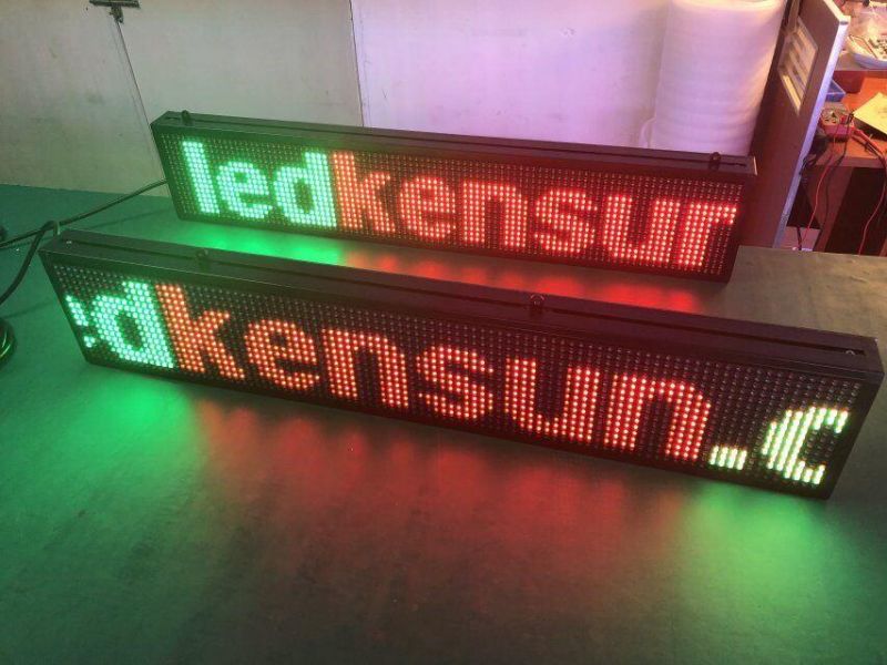 P10 Dual Color Programmable LED Moving Text Display Sign