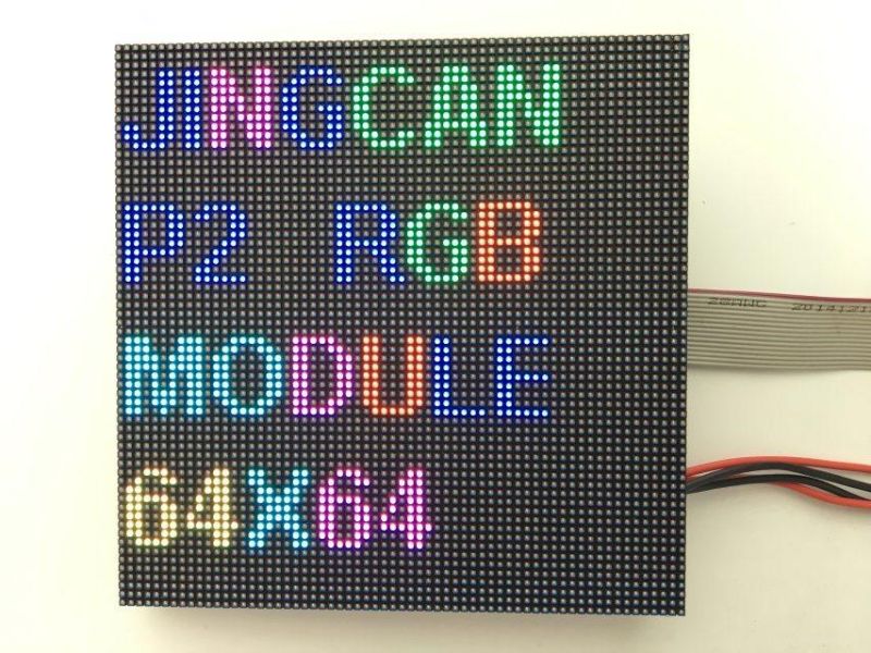 128X128mm P2 Indoor Kinglight SMD1515 Lamp LED Module Rental Display Screen