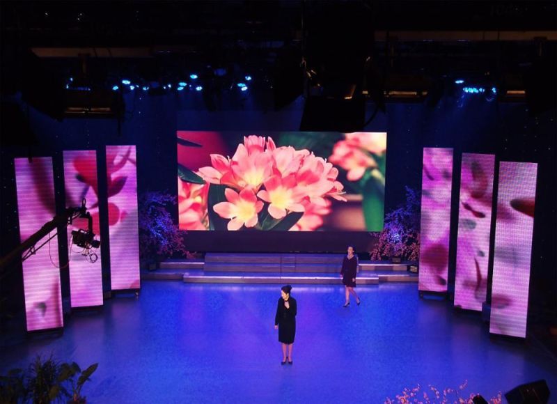 Lightweight LED Wall Module 256*256mm Simple Cabinet P4 Background Wall Indoor LED Screen