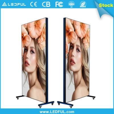 P3 Standing Poster Indoor Advertisement LED Display