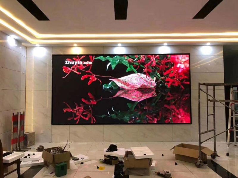 Indoor HD P1.875 Pixel Pitch 480X540mm Cabinet LED TV Screen with Installtion Frame