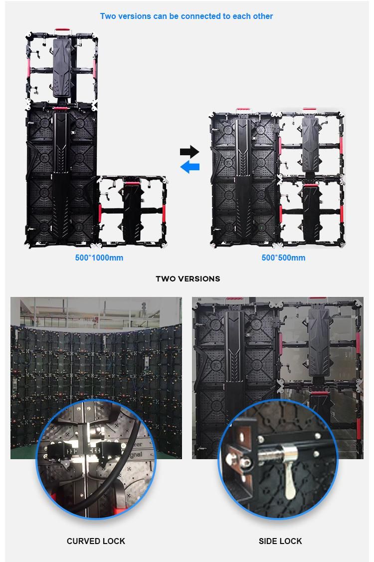 Outdoor P3.91 P4.81 3840 Hz Rental LED Advetising Display Screen for Stage Use