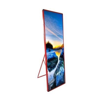 P3 P2.5 P1.9 Smart Digital Indoor LED Mirror Display Indoor HD Advertising LED Poster Screen