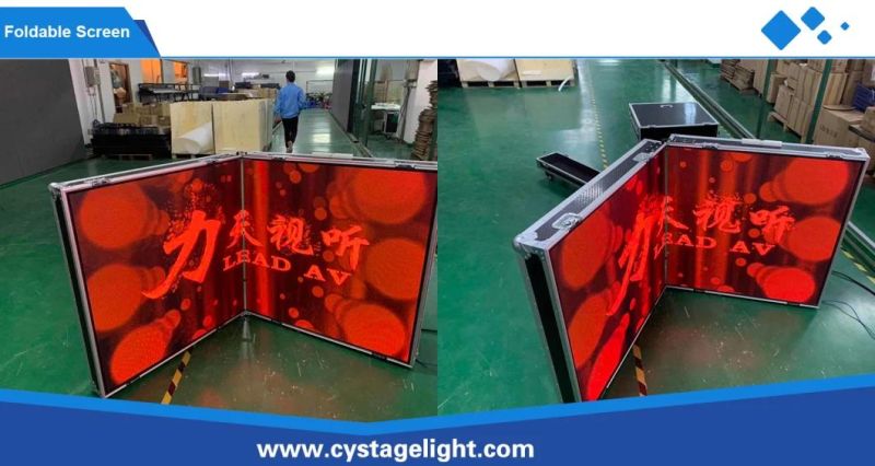 P3.91 Indoor Full Color Advertising Board LED Display with Flightcase