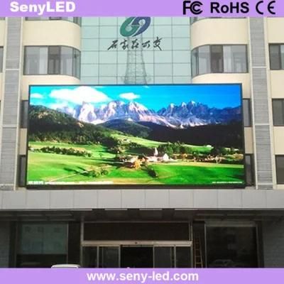 P6 Outdoor Full Color Energy Saving Video Ads Panel LED Display