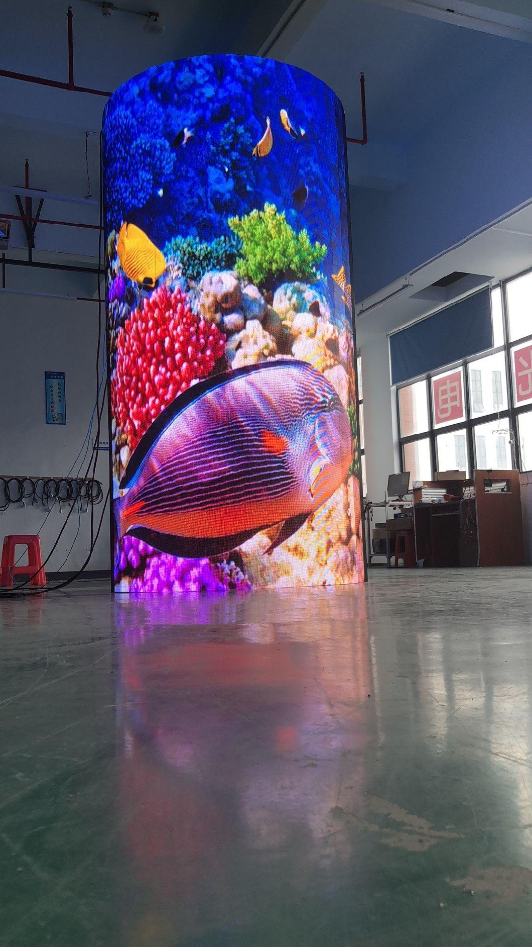 Cylinder LED Display P4 Outdoor LED Screen Colum LED Screen