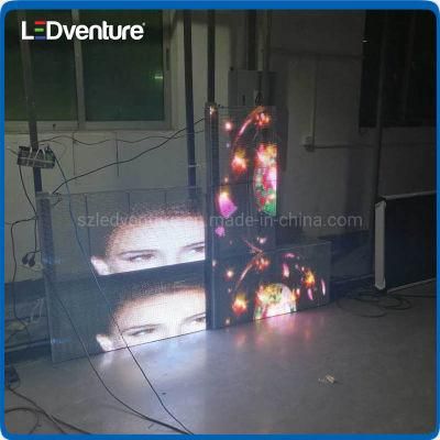 Indoor P7.8 LED Transparent Display for Digital Advertising Screen