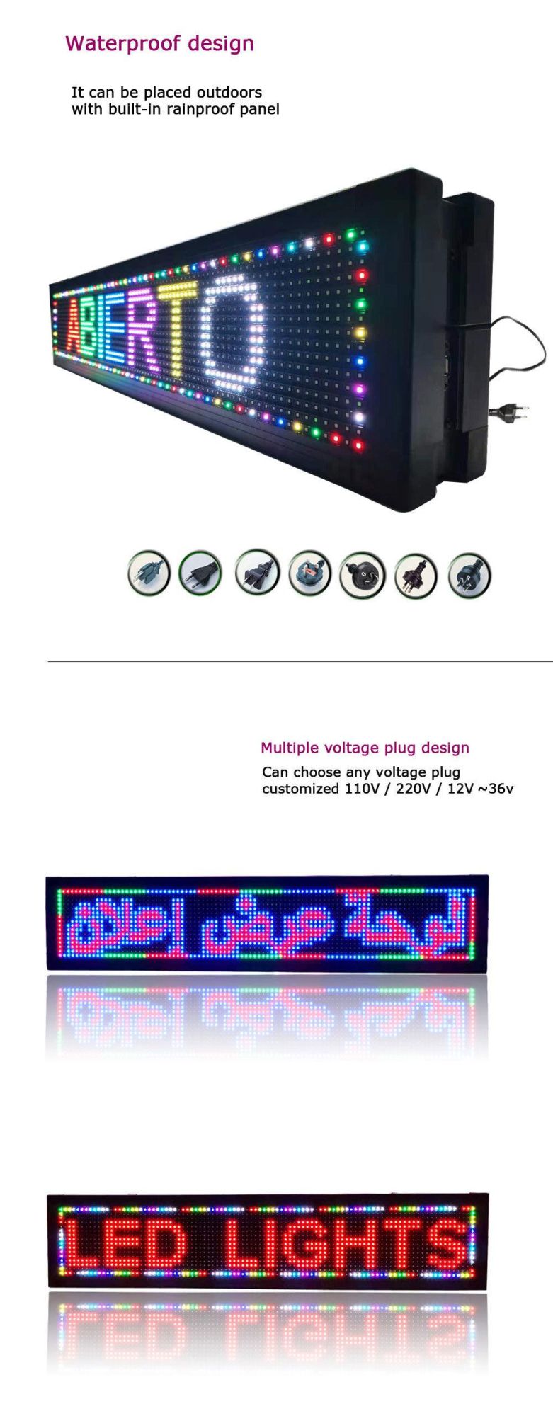 Advertising Video LED Screen RGB LED Module Outdoor LED Board