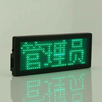 Green Color LED Name Badge (BST1236SPG)