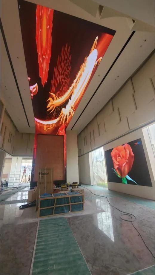 High Refresh Full Color Video Ads LED Ceiling Display