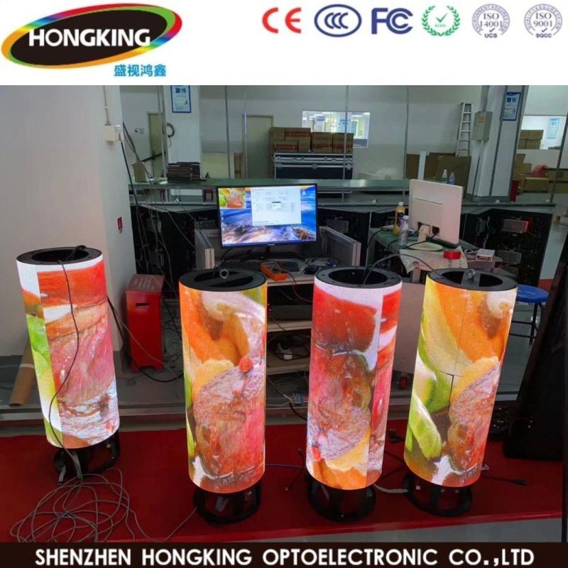 P5 Advertising Full Color Curve/Cylinder Creative LED Displays