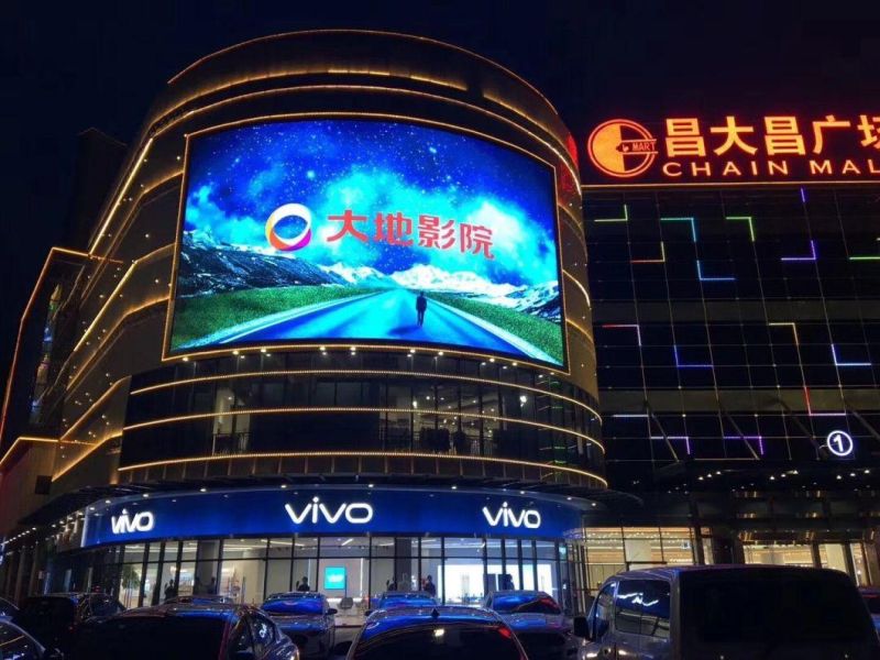 8000CD P10 P8 P5 Full Color Advertising LED Display