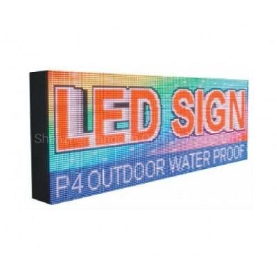 1280X384mm P4 Outdoor LED Display Video Text Function IP65