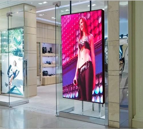 Indoor Mounted High Brightness P4 Street LED Display for Window Showcase