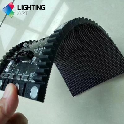 HD P1.875, P2, P2.5, P3, P4 Indoor Steel Cabinet Flexible Module LED Panel Display Screen