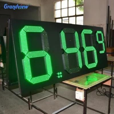 Anti-Rust 12 Inch 18 Inch Waterproof Petrol Oil Price LED Digital Display Screen