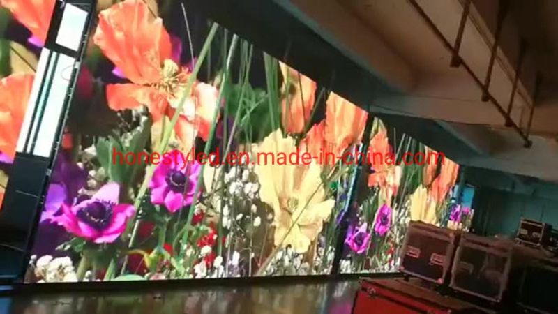 High Refresh 3840Hz Full Color P4 Outdoor LED Video Wall Front Service LED Display Screen Waterproof Rental LED Sign on Wall