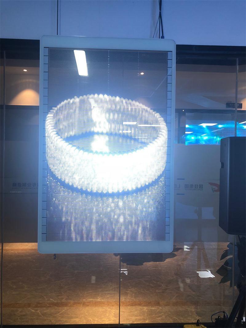 1X1.5m Indoor High Brightness Transparent LED Poster Sign for Store