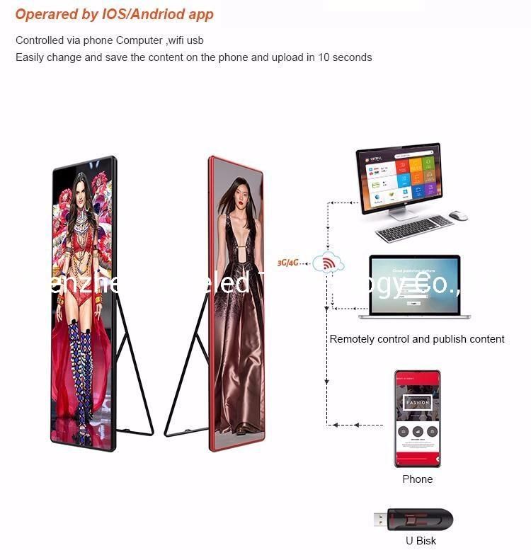 P3 P2.5 P2 P1.8 LED Video Wall Exhibition Pantalla Billboard Advertising LED Poster Mirror Display Screen