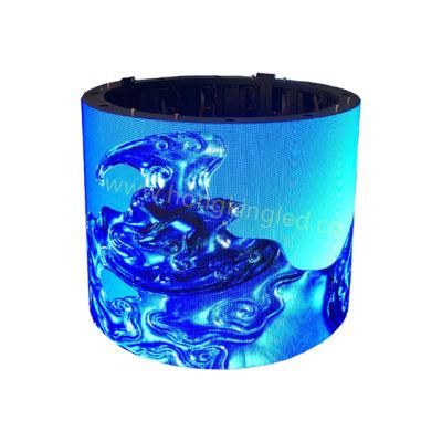 240X120mm Curved Cylinder Soft LED Module Screen